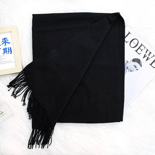 Bufanda de Cachemira Premium con Borlas para Ocasiones Especiales - Image 32