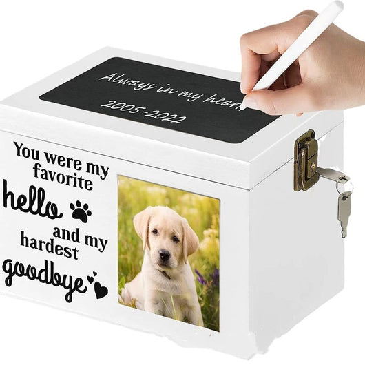 Urna Conmemorativa de Madera para Mascotas con Marco de Foto - Image 10