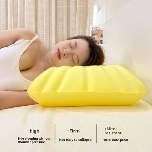 Almohada Ergonómica Reforzada de Alto Loft para Dormir de Lado