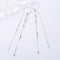 Sterling Silver Original Chain Earrings S925 White Earrings