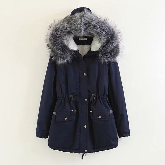 Abrigo de Invierno con Cuello de Pelaje y Forro Polar - Image 14