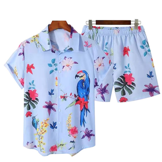 Conjunto Casual Playero: Camisa y Shorts de Manga Corta - Image 11