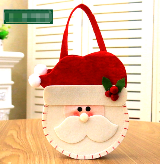 Bolsa de Regalo Navideña 3D con Diseño Creativo para Niños