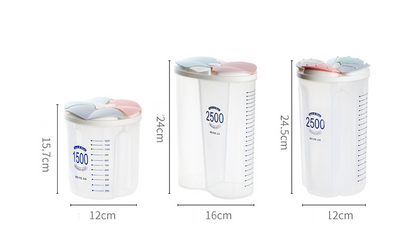 Contenedor de Almacenamiento para Alimentos Secos y Cereales con Tapa Transparente - Image 14