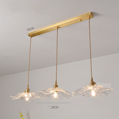Lámpara Colgante Retro de Cristal con Detalles en Latón - Estilo Nórdico - Image 15