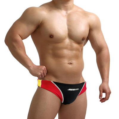 Traje de Baño Ajustable con Combinación de Colores para Hombre - Image 3