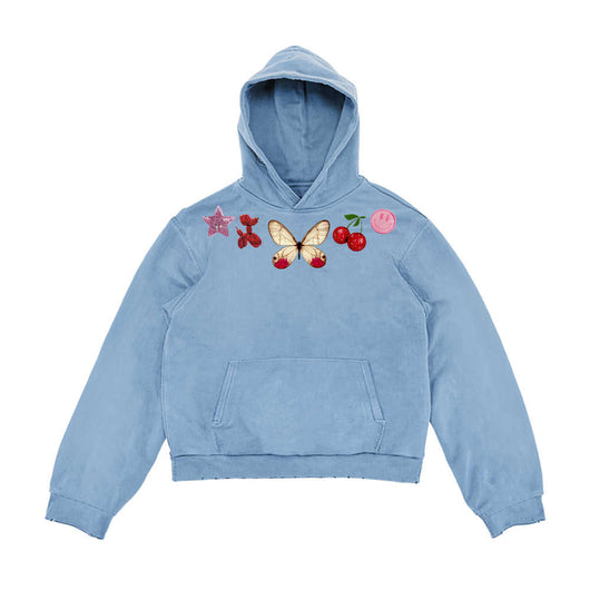 Sudadera con Capucha Estilo Ins Mariposas - Diseño Único y Versátil - Image 5