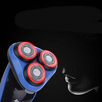 Afeitadora Eléctrica 4 en 1 con Triple Hoja y Recortadora Recargable para Hombre - Image 2