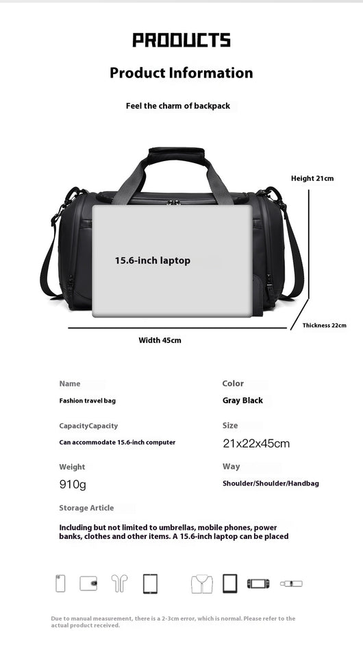 Bolsa de Viaje Organizadora con Compartimento Seco-Húmedo de Gran Capacidad - Image 31