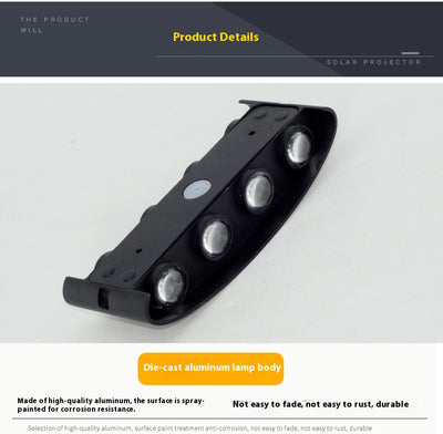 Lámpara LED Exterior Doble Cabezal Ultra Brillante Impermeable - Image 27