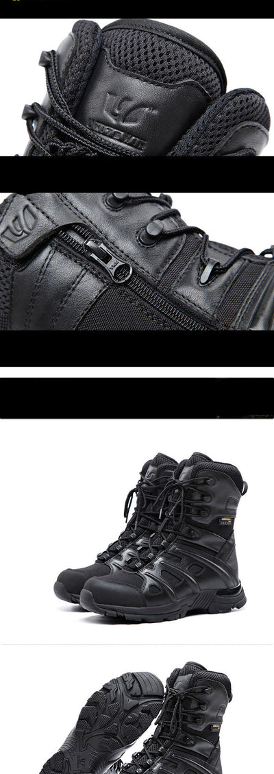 Botas Tácticas Altas con Amortiguación de Impacto y Suela Antideslizante - Image 14