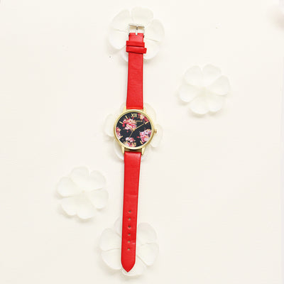 Reloj de Pulsera Lvpai para Mujer en Oro Rosa con Diseño Floral y Correa de Cuero - Image 12