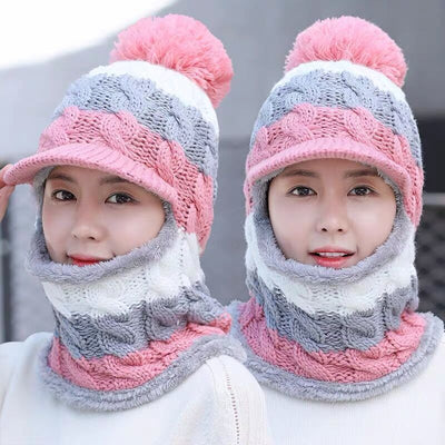 Gorro y Bufanda Térmica de Lana para Ciclismo - Protección Contra el Viento - Image 9