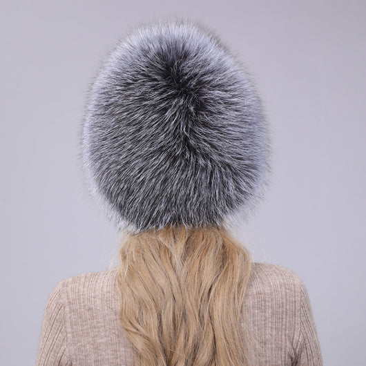 Gorro Tejido con Pelaje de Zorro - Protección Auditiva Cálida para Otoño e Invierno - Image 22