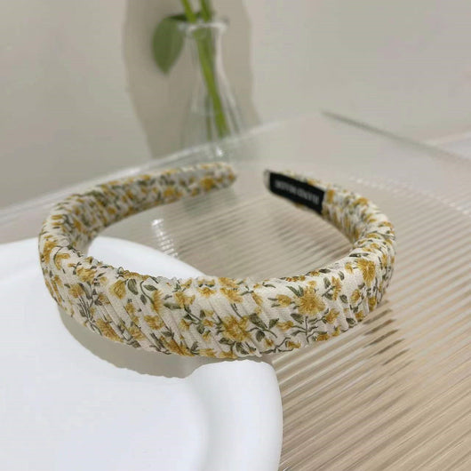 Diadema Plisada de Chifón con Flores Pequeñas Mori - Image 8