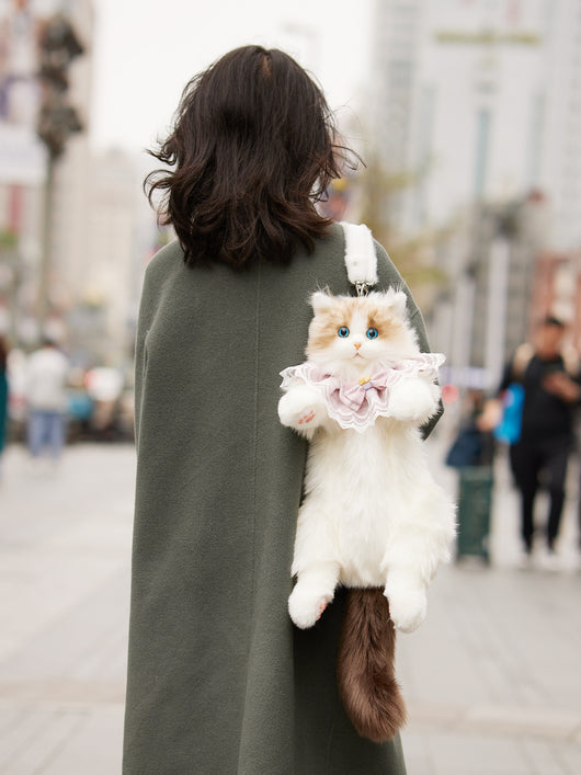 Mochila Muñeca de Peluche Ragdoll para Niñas - Diseño Adorable - Image 7