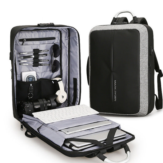 Mochila para Computadora con Carga USB - Bolsa Inteligente para Profesionales - Image 3