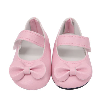 Zapatos de Muñeca American Girl 18 Pulgadas - Diseño Moño Color Sólido - Image 17