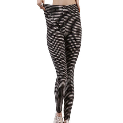 Leggings Cuadriculados Push Up para Mujer - Pantalones Deportivos Ajustados Sexys - Image 15