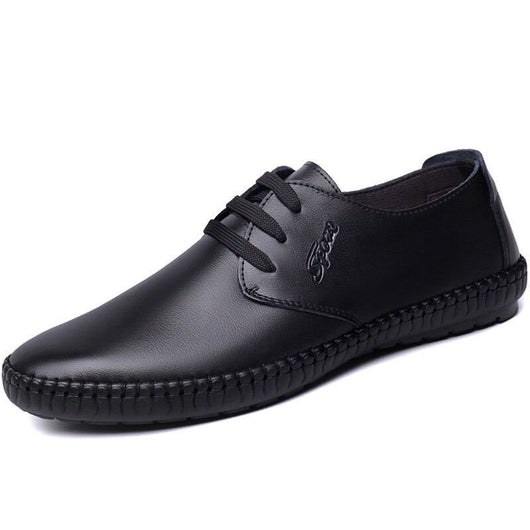 Zapatos de Cuero para Hombre Estilo Business Casual con Cordones Transpirables - Image 3