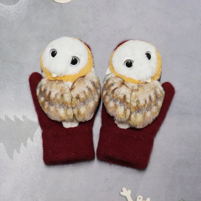 Guantes Térmicos Infantiles de Felpa con Diseños de Animales - Image 26