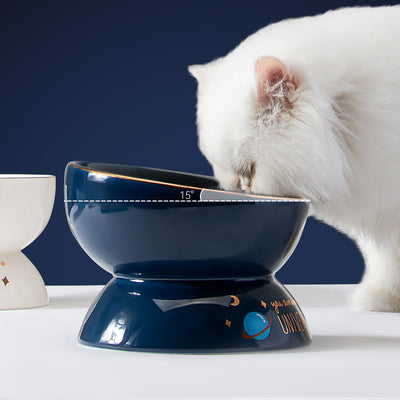 Comedero Cerámico Inclinado para Gatos con Protector Cervical - Image 6