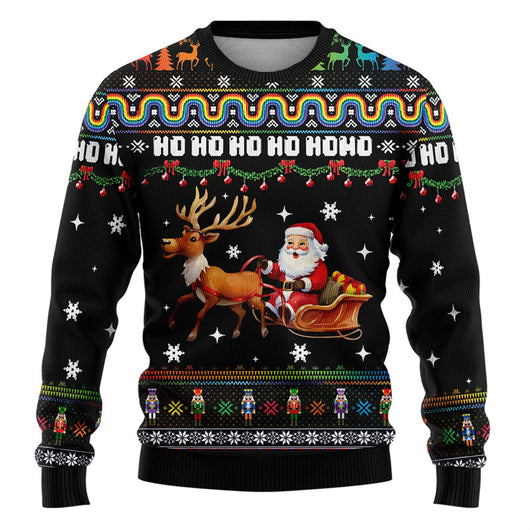 Suéter Navideño Feo Impreso en 3D para Hombre - Image 10