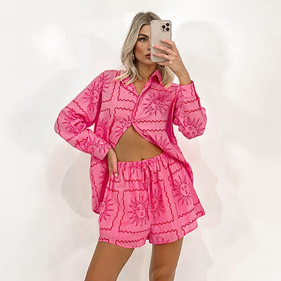Conjunto Deportivo Mujer: Short y Blusa Coordinados
