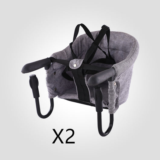 Silla Alta Portátil para Bebé con Cinturón de Seguridad y Funda Protectora - Image 8