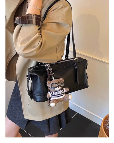 Bolso de Cuero Retro Marrón Weilan para Mujer - Bolsa Portátil de Cuero Encerado - Image 12