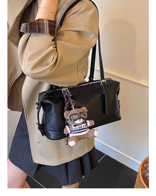 Bolso de Cuero Retro Marrón Weilan para Mujer - Bolsa Portátil de Cuero Encerado - Image 12