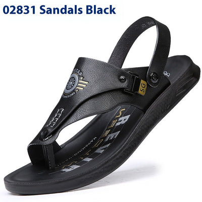 Sandalias Versátiles para Hombre: Comodidad Antideslizante para Conducir y Casual - Image 7