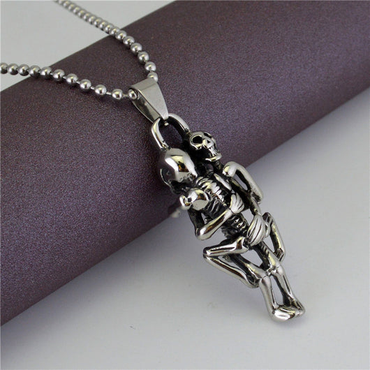 Collar Retro Europeo Americano - Colgante Love to Fall - Image 3