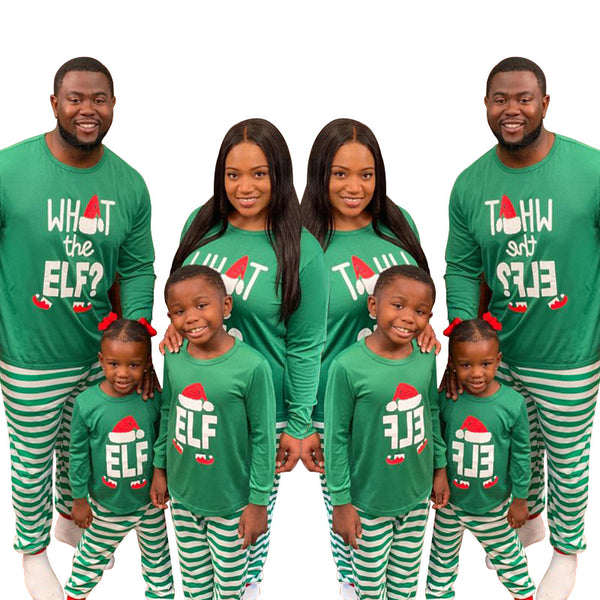 Conjunto Familiar Navideño de Manga Larga - Diseño Coordinado Padres e Hijos
