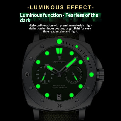 Reloj de Cuarzo Multifuncional Impermeable para Hombre con Esfera Luminosa - Image 9