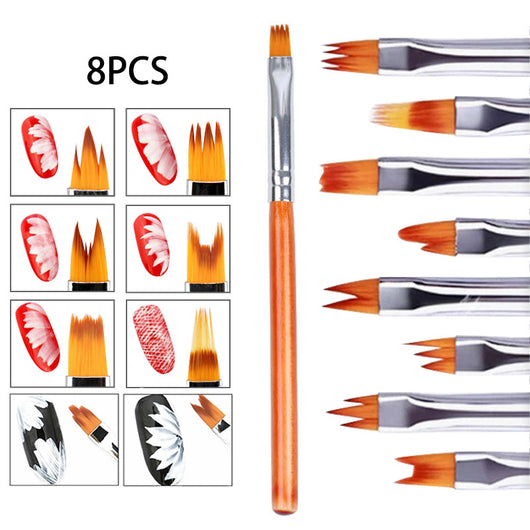 Set de 8 Cepillos para Uñas Profesional - Image 7