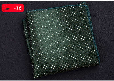 Pañuelo Cuadrado Retro con Bordado Texturizado para Hombre - Image 35