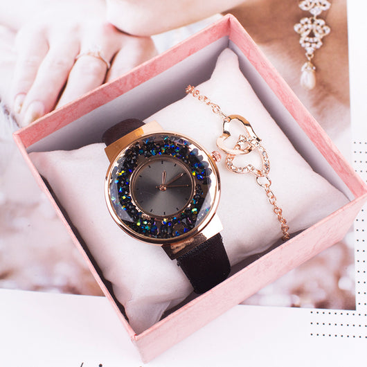 Reloj de Diamantes con Cadena Quicksand para Mujer - Image 5