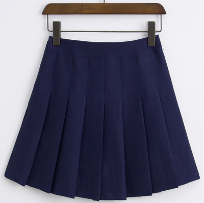 Falda Plisada Blanca de Cintura Alta Estilo Colegiala Japonesa - Image 19