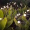 Lámpara Solar Dual Decorativa para Jardín con Efecto Luciérnaga