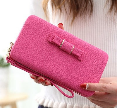 Cartera Clutch Multifuncional con Moño - Gran Capacidad - Image 6