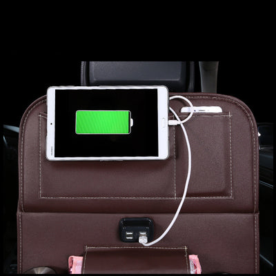 Organizador de Asiento con Carga USB para Auto - Image 3