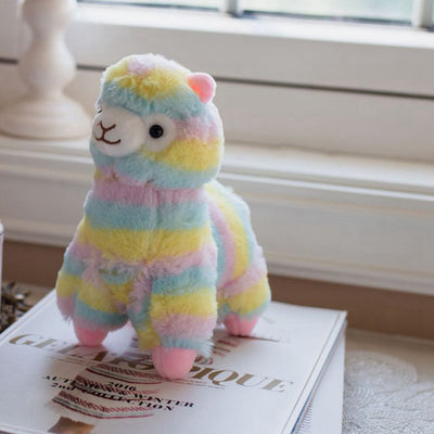 Peluche Alpaca Arcoíris - Juguete Suave y Colorido - Image 3