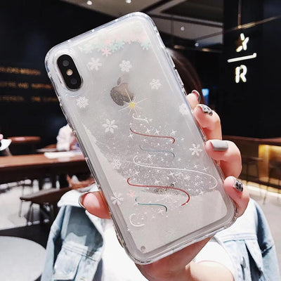 Funda Móvil Apple Copos de Nieve Arena Navidad - Image 12