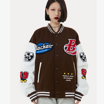 Chaqueta Universitaria de Béisbol con Bordados American Street - Image 12