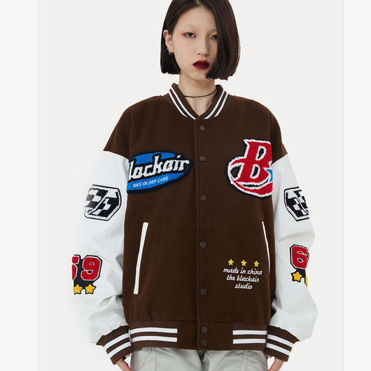 Chaqueta Universitaria de Béisbol con Bordados American Street - Image 12