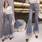Pantalones Micro Acampanados con Paneles
