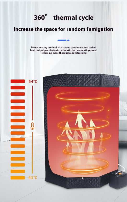 Sauna Portátil Plegable con Generador de Vapor - Sistema Completo para el Cuerpo - Image 10