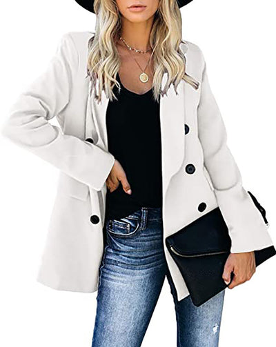 Blazer Cardigan Entallado con Botones para Mujer - Image 4