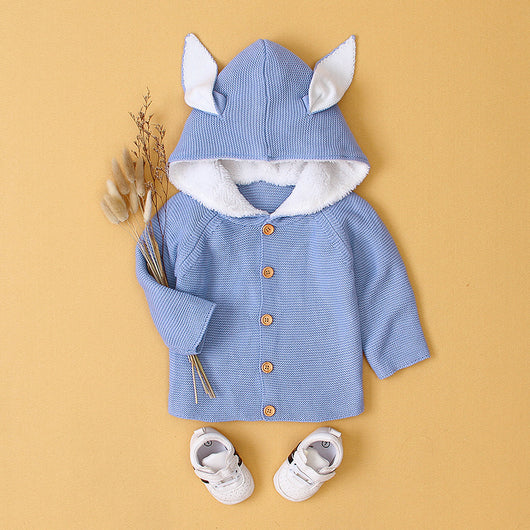 Cardigan Bebé Niña con Orejas de Conejo - Manga Larga Suave - Image 14